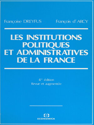 cover image of Les institutions politiques et administratives de la France